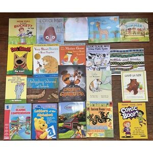 Lot of 20 Children Fiction PICTURE KIDS BOOKS Winnie The Pooh Scholastic Etc PB